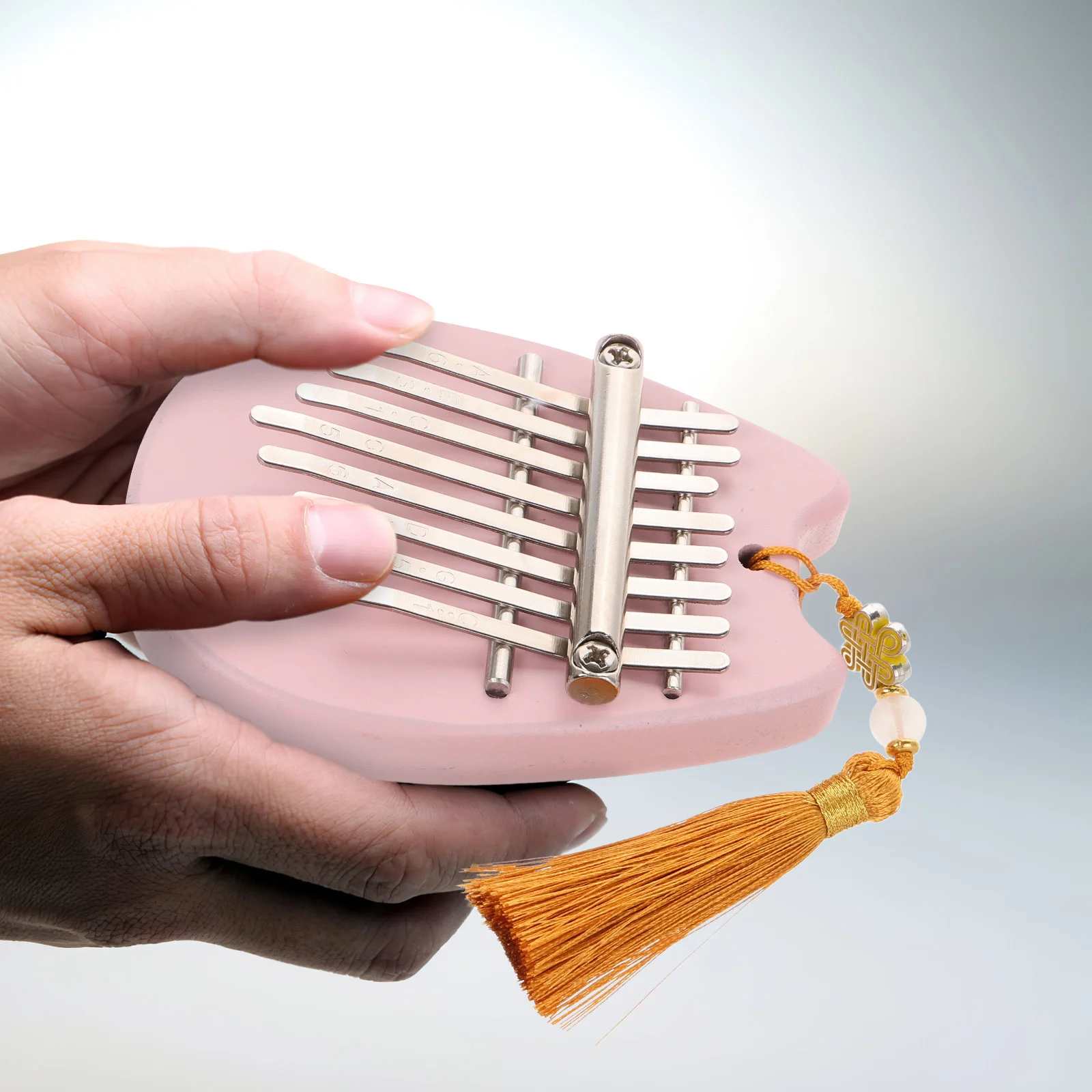 لطيف الدب ميني كاليمبا الإبهام البيانو الاكريليك المواد المحمولة المدمجة المثالية للمبتدئين كاليمبا