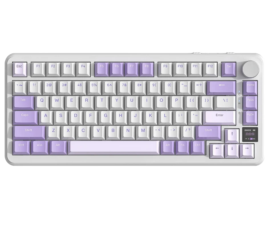 008 New Arrived Attack Shark X85PRO Tri-mode RGB Bluetooth Wireless With Display Custom Hot-swappable Mechanical Keyboard