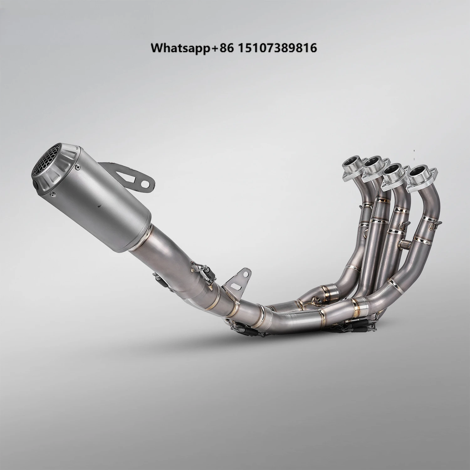 YMH YZF-R6 R6 Motorcycle Exhaust System Modification Ti Alloy Full Section with Muffler for 2006-2024
