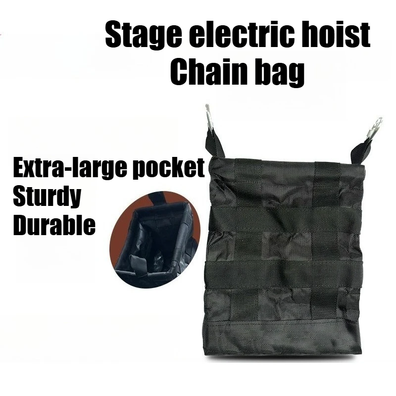 

Special Price Electric Hoist Stage Chain Bag Manual Hoist Storage Pouch Heavy Duty Square Round Black Canvas Bag