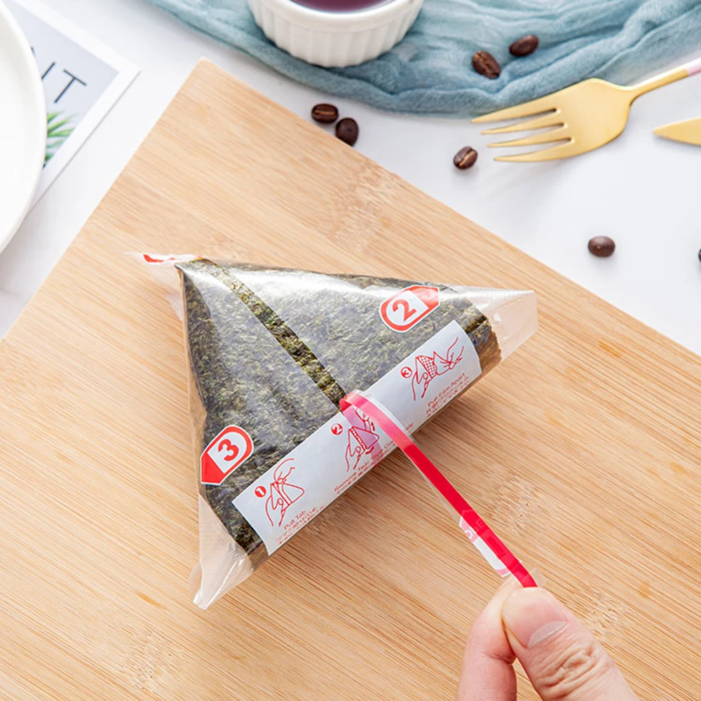 100Pcs Triangular Rice Ball Pa - Seaweed Snack ulasan dan harga