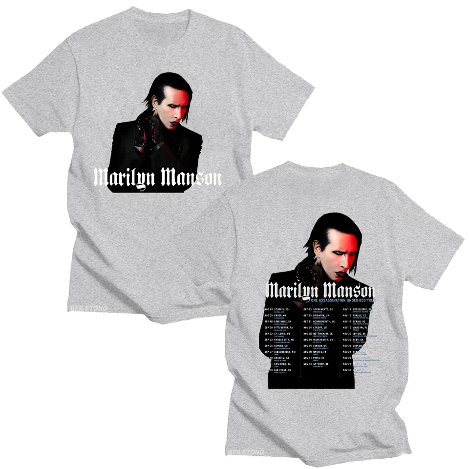Marilyn Manson One Asspassination Under God Tour T Shirts Retro