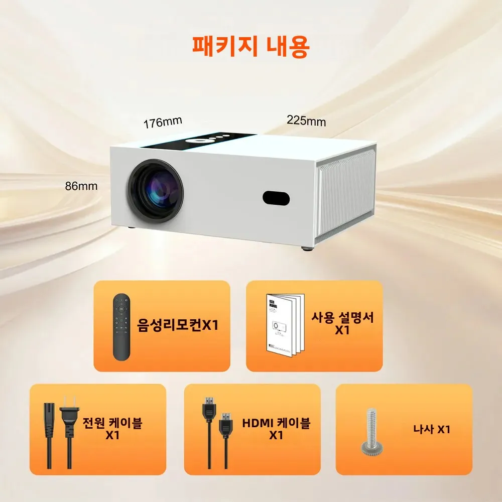 Vivicine X6W Android 11 Full HD 1080p Home Movie Projector,Dual Wifi6 BT5.2 Cinema Outdoor Portable Projetor