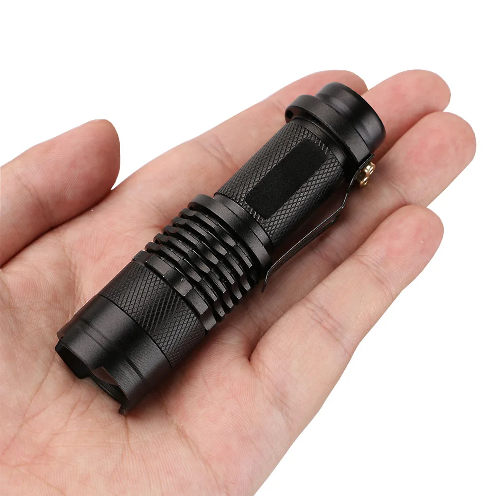 SK68 5W Tactical Flashlight XP-E Green Light LED Torch Lamp Zoom Flash Light Lantern For Shotgun / Rifle Mount Hunting Gun