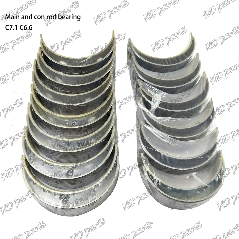 

Главный подшипник C7.1 C6.6 и шатунный подшипник подходит для деталей двигателя Caterpillar