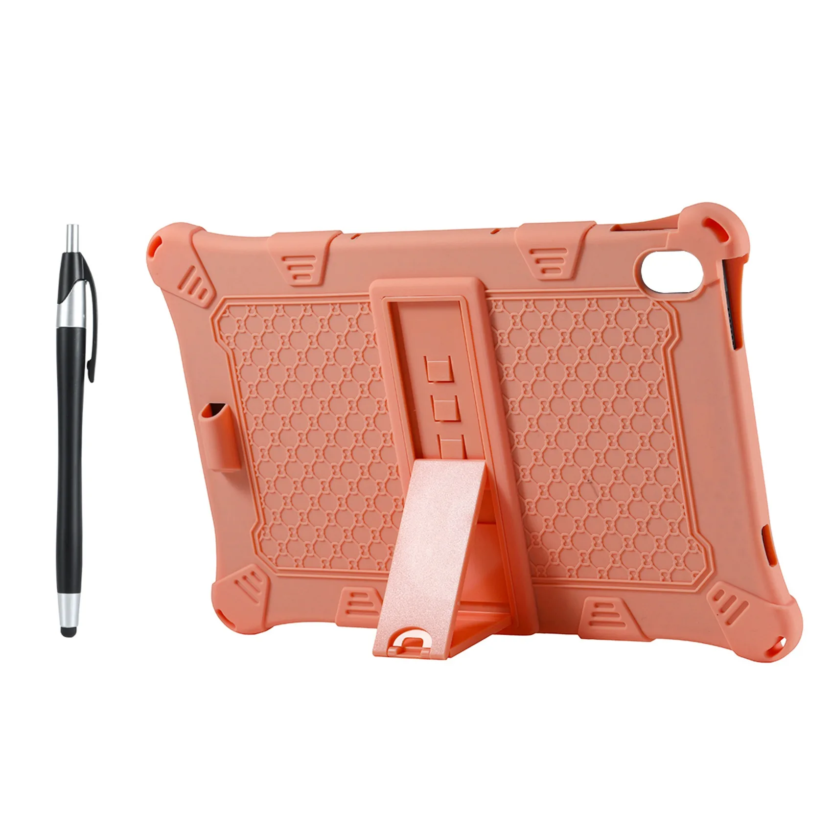 Case for Lenovo Xiaoxin Pad Pro TB-J706F 11.5 inch Silicone Case Anti-Drop Cover with Adjustable Tablet Stand and