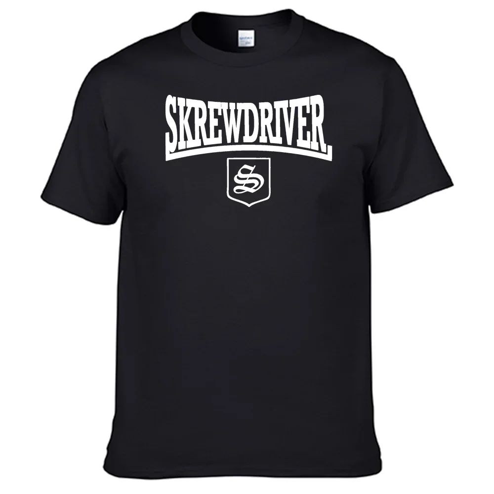 Band Skrewdrivers T Shirt 100% Cotton Men Shirt N017