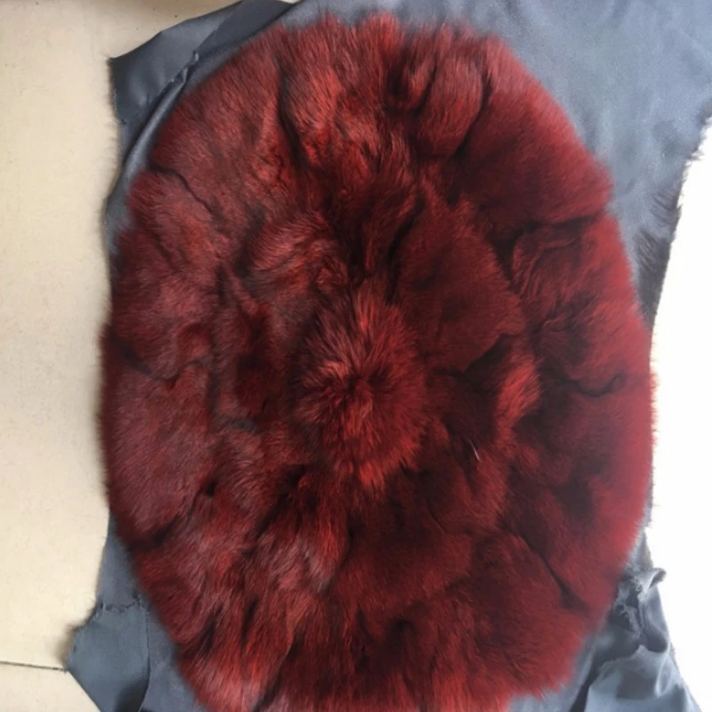 Factory Direct Wholesale Price Fox Fur Pillow / Fox Fur Cushion For Car