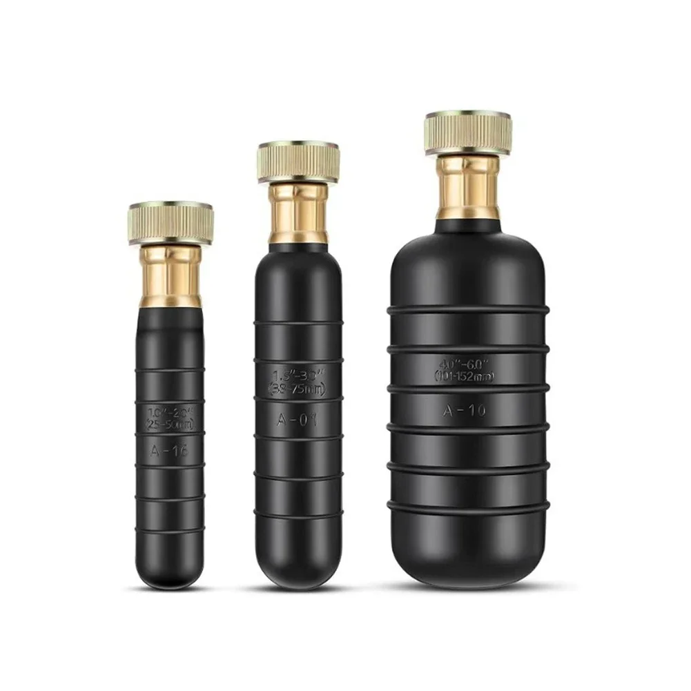 

3pcs Drain Bladder Kit Drain Rubber Bladders Unclogger Pipes Drain Cleaning With Water Power For Bathroom Sinks Showers Pools