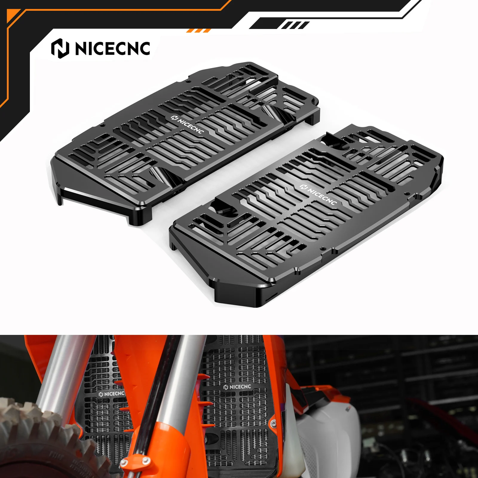 

NICECNC For KTM EXC 300 EXCF 350 XCW 500 XCF-W 250 XW-F 450 2024-2025 SX 125 SXF 450 XC 300 XCF 350 2023-2025 Radiator Guards