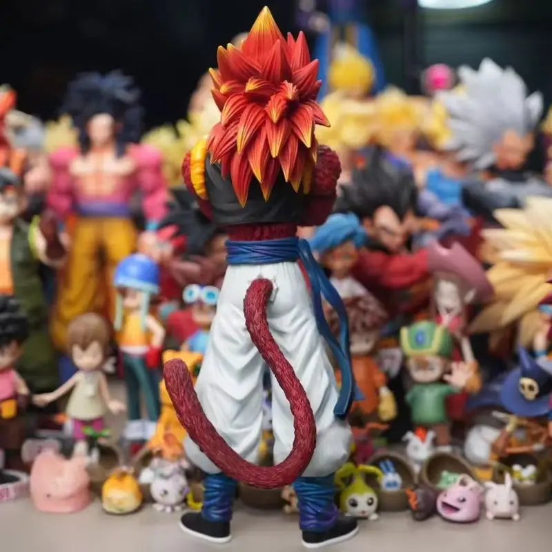 JG Studio Dragon Ball Z 32cm Anime Figure Ssj4 Gogeta Action Figure Gk Statue Collection Model Custom Desktop Ornaments Toy Gift