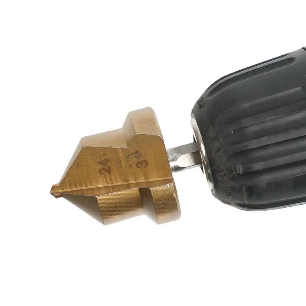 

Hexagonal Handle PPR Lifting Drill Bit 20/25/32mm Hole Opening Stepped Drill Bit HSS Punching Chamferer Step Drill Maintenance