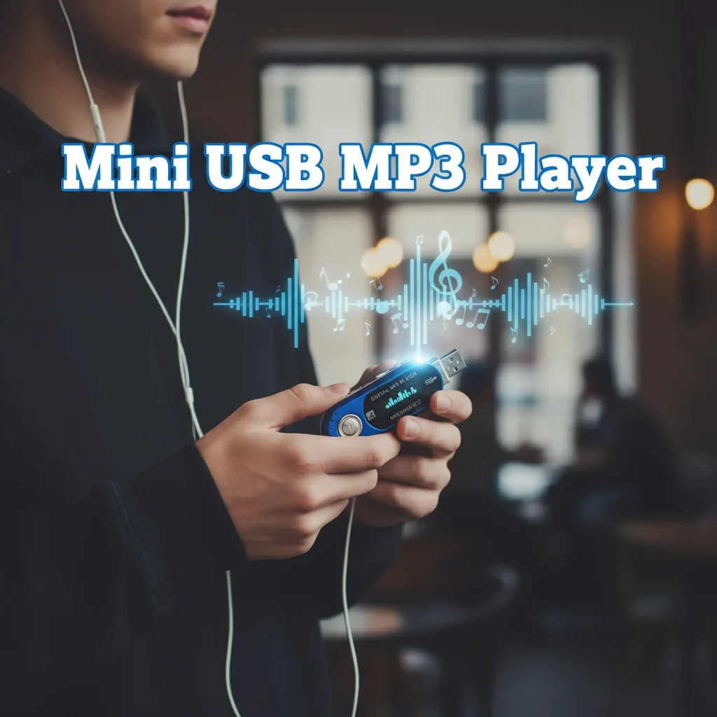 Mini USB MP3 Player Portable 32GB TF Storage FM Radio Music Player Digital LCD Screen Multifunction MP3 Music Player USB Stick view 2