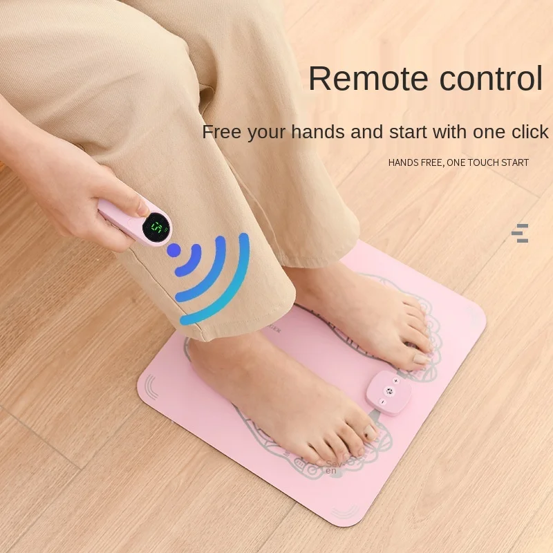 Masseur de pieds multifonctionnel, chargement, télécommande, élimine la douleur, tapis de massage intelligent