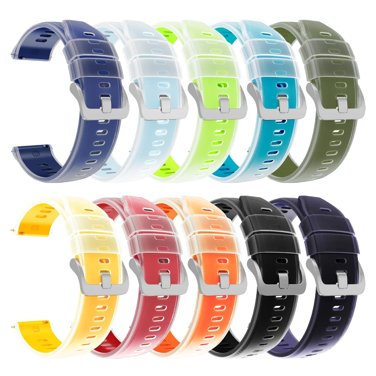 สายซิลิโคนโปร่งแสงสำหรับนาฬิกา - Xiaomi Smartwatch S3 Accessories บทวิจารณ์และราคา