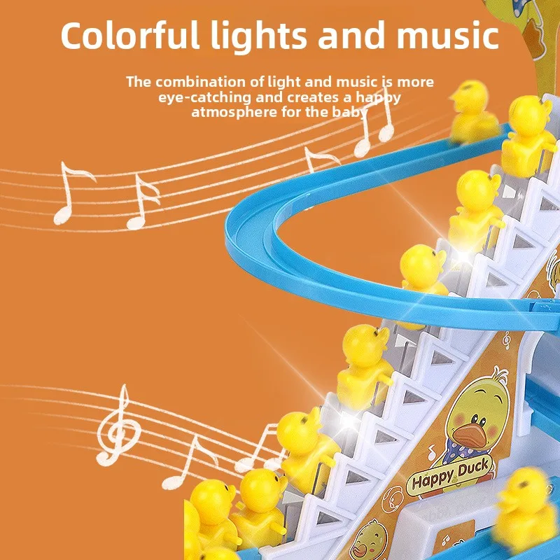 Wirusowa Zabawka dla Niemowląt: Elektryczna Ścieżka z Kaskadami i Schodami dla Małych Dzieci z Światłami i Muzyką, Edukacyjna Zabawa, Idealny Prezent