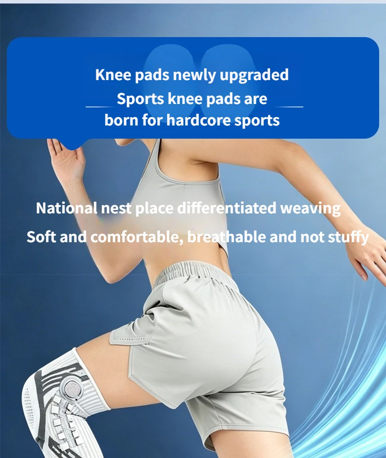 Professional Knee Brace Patella Support Joint Pain Relief Meniscus Support Compression Sleeve for Running Basketball Men Women