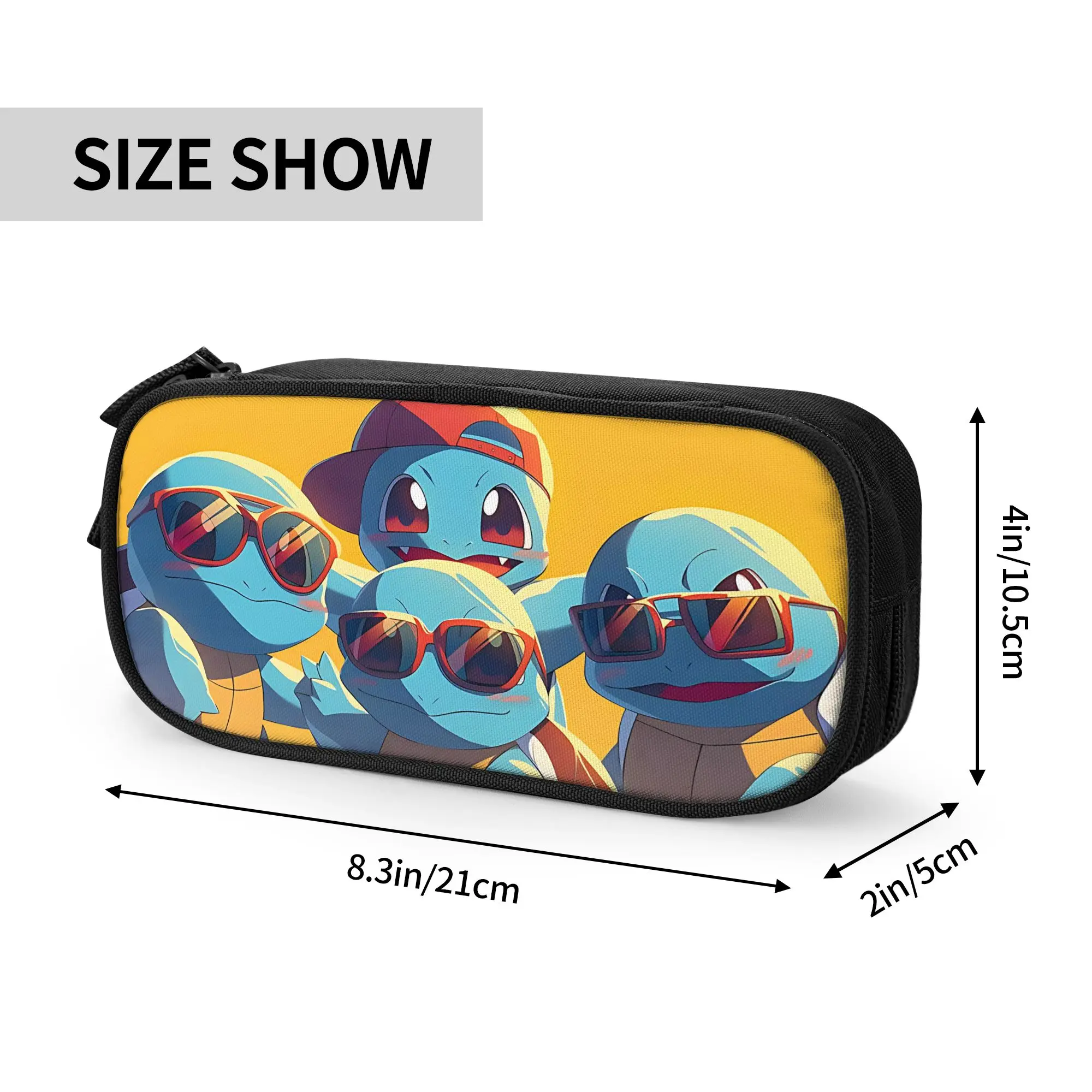 Custom Anime Pokemon Theme Large Capacity Bags for Child  School Pencil Bag for Boys Gilrs Kids