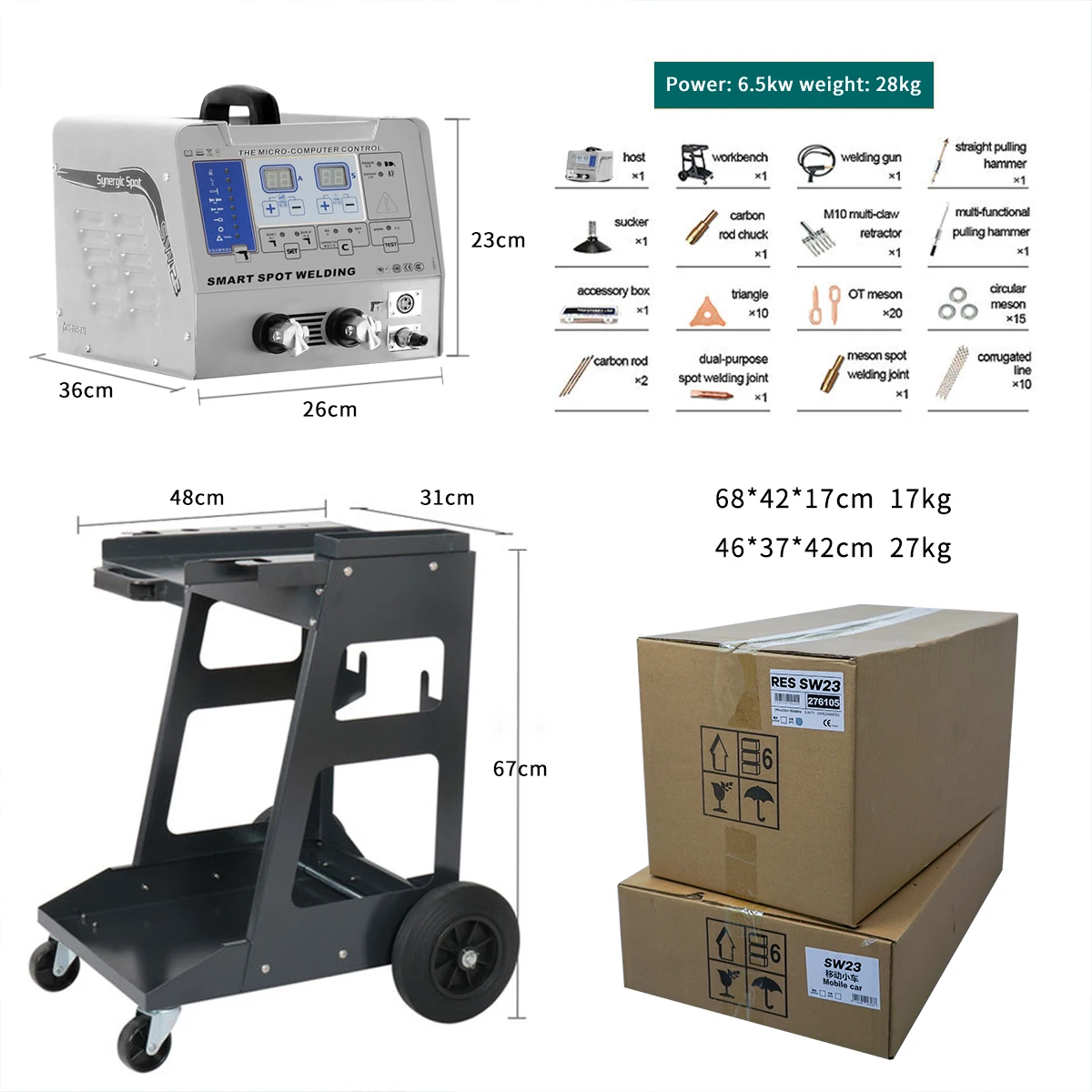 Electric Repair Machine Car Dent Puller Spotter Spot Welding Dent Puller Machine For Car Body