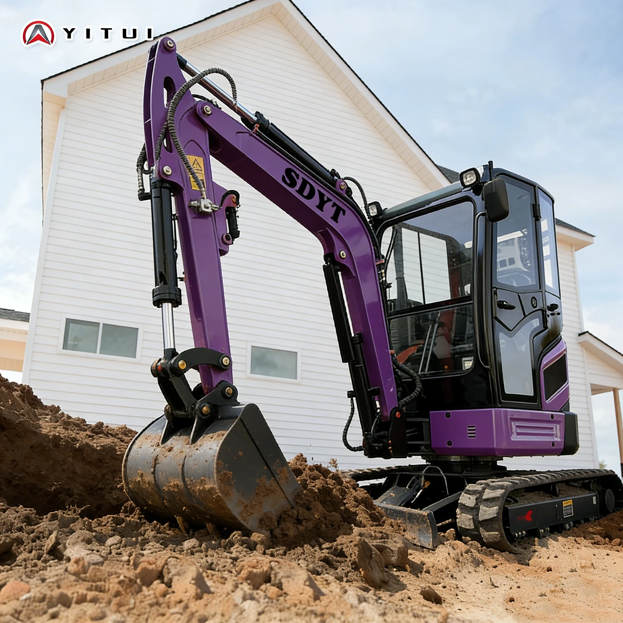 

New Fast Delivery Of 2.6 Ton Mini Excavator Customized Kubota Engine Ce Epa Euro 5 Mini Excavator Suitable For Family Farms