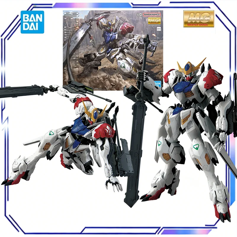 

BANDAI Original MG 1/100 Barbatos Lupus ASW-G-08 Assembly Model Kit Anime Action Figure Toy Gift for Boys Desk Decoration