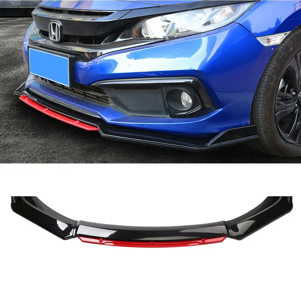 

Universal Car Front Bumper Splitter Lip Diffuser Spoiler Body Kit Glossy Black