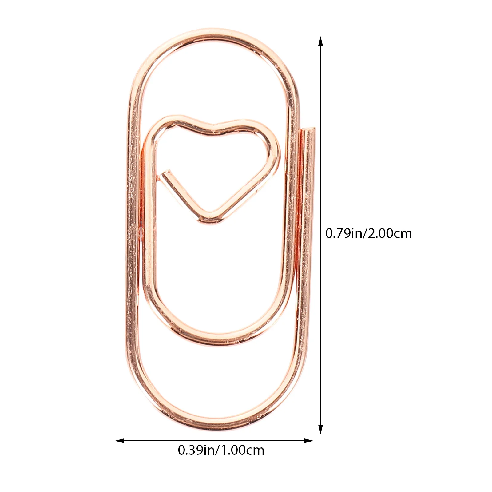 

Бумажный мини-зажим в форме сердца, цвет розового золота, Закладка для книг, зажим, офисные аксессуары, зажимы для бумаги, зажим для документов в стиле пэчворк