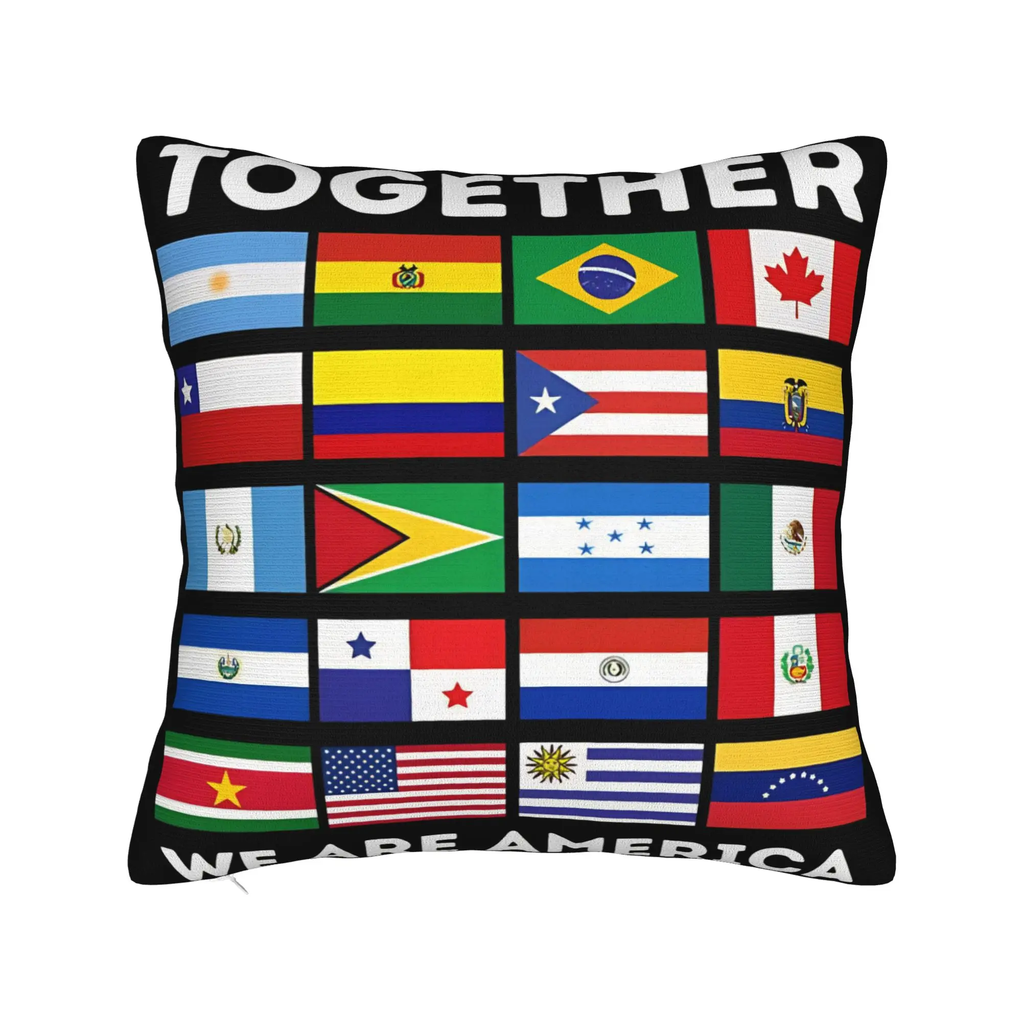 Decorative Pillowcase Paraguay Flag Accessories Seat  Pillow Case Cover Zippered Multi-Size