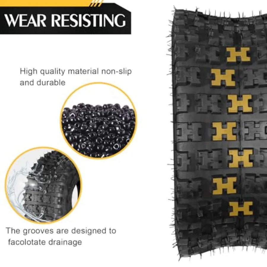 20x109 ATV UTV スポーツタイヤ 20x10x9 オールテレーン チューブレスタイヤ リアタイヤ 4PR 耐荷重範囲B オフロード性能とヘビーデューティー用途向け