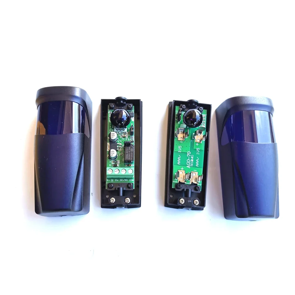 10m alimentato a batteria raggio di sicurezza sensore a infrarossi foto occhio fotocellule a infrarossi apricancello motore allarme Gsm