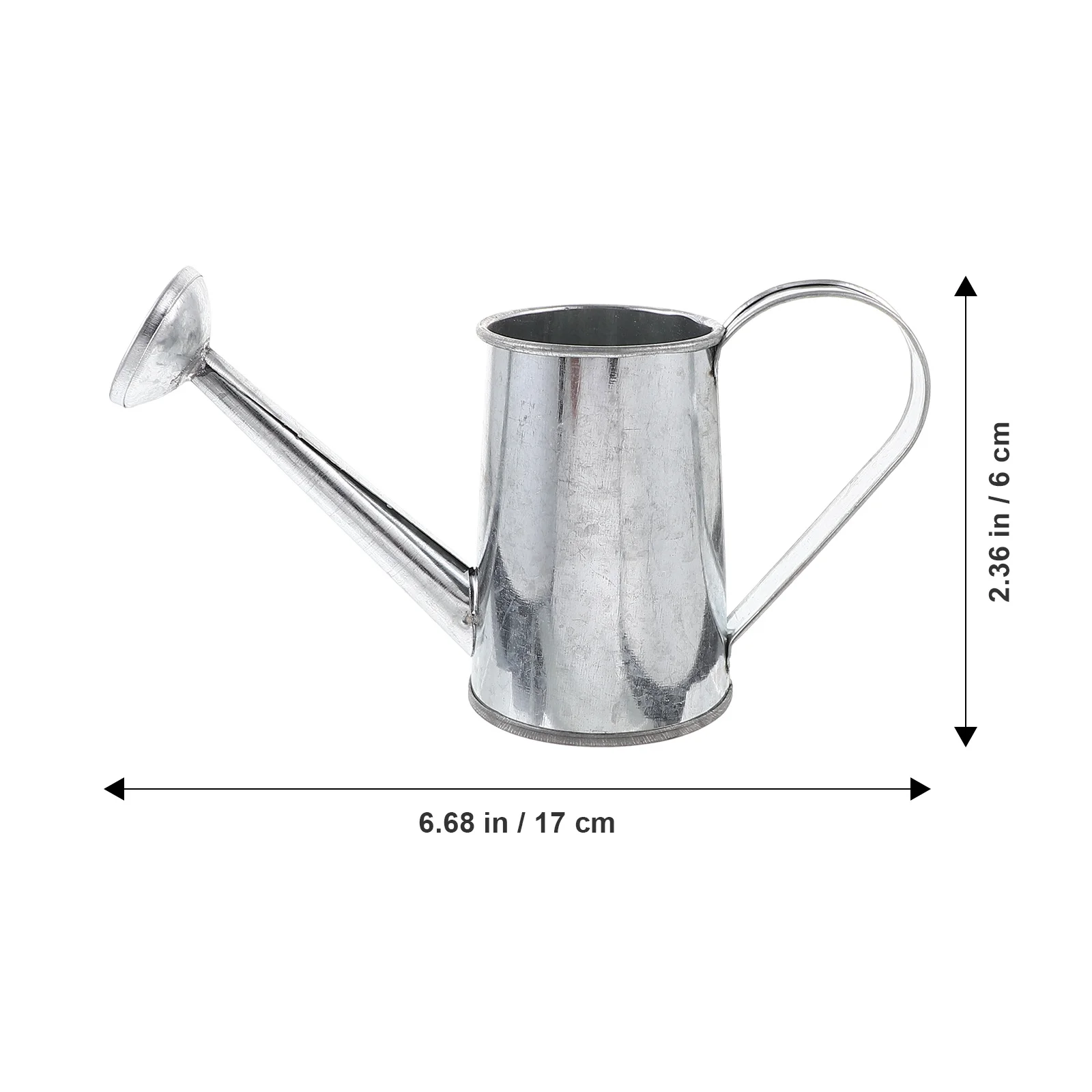 

2Pcs Garden Watering Can Iron Sheet Construction Rust Resistant for Plants Trees Succulents Humidity Control Decorative