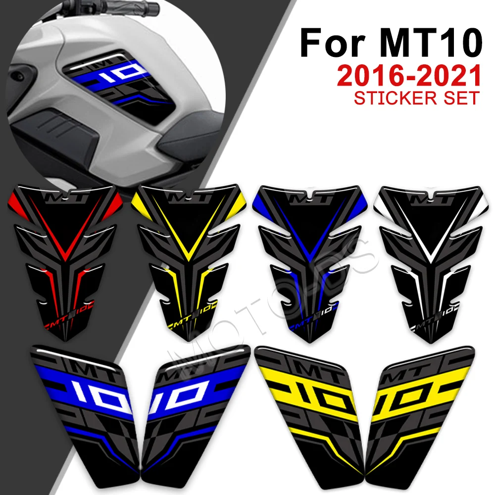 For Yamaha MT10 FZ10 FZ MT-10 SP Motorcycle Accesorios Tank Pad Protector 3D Gel Paint Protection Stickers Kit