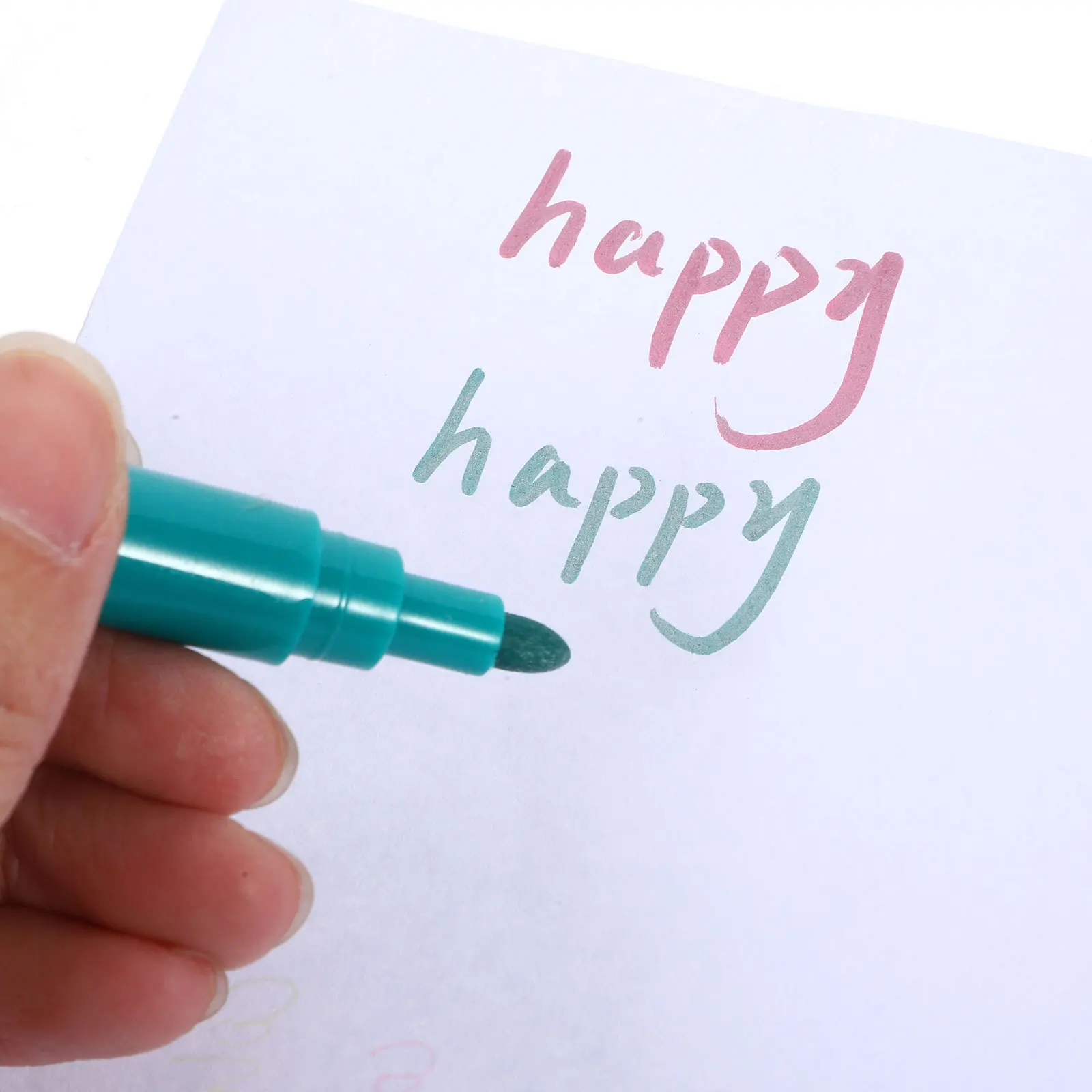 8 قطعة علامات كأس للنبيذ اللامع أقلام معدنية قابلة للغسل سريعة الجفاف لتحديد الأواني الزجاجية سكرابوكينغ تحية يدوية