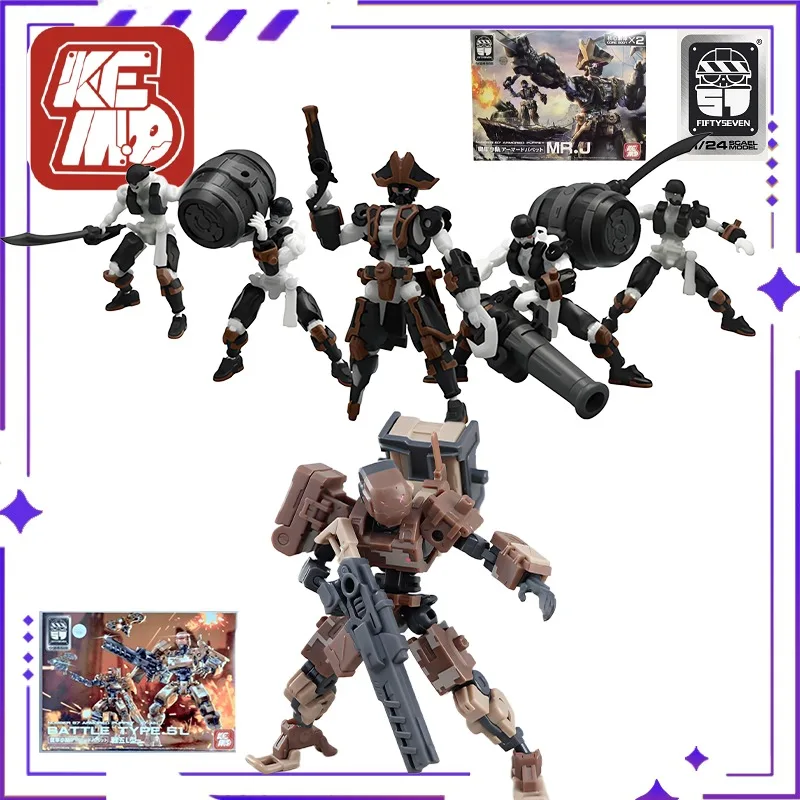 

[В наличии] Кукольная броня Squad Оригинальная мобильная кукла серии No 57 Кукольная броня Squad Pirate Mr. J Мобильная совместная модель игрушки в подарок