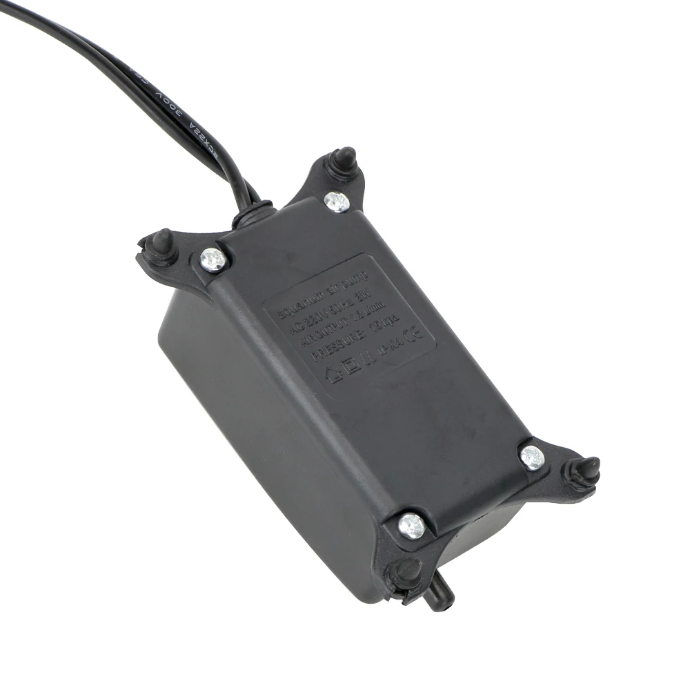 Aquarium Oxygen Pump Energy-saving Fish Tank Air Pump 2 W Oxygen Increasing Pump Noiseless Anti-slip EU/US Plug