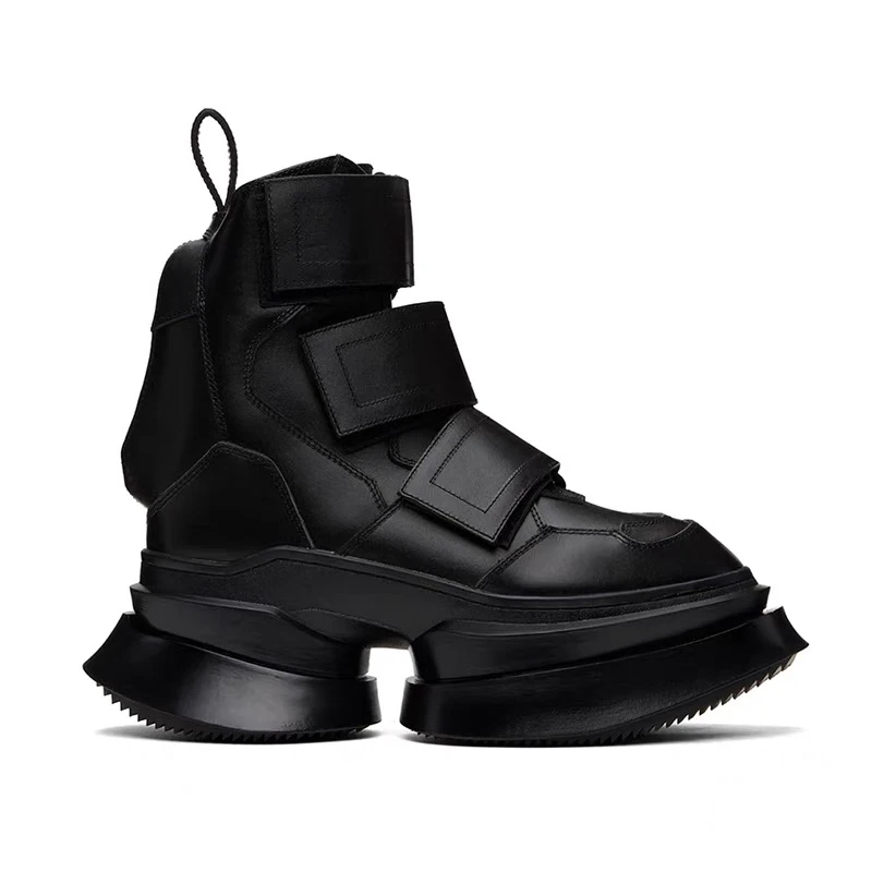 NIGO Men's Hook Thick Bottom Short Boots New Design Trend High Street Hip-hop Punk Style Ultra-light Short Boots #NGSH1576