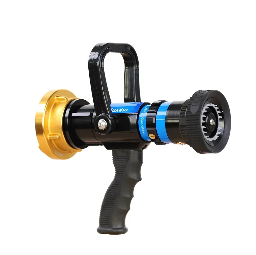 Super quality Huaqiu selectable flow 480LPM fire fighting hose nozzle with pistol grip handle