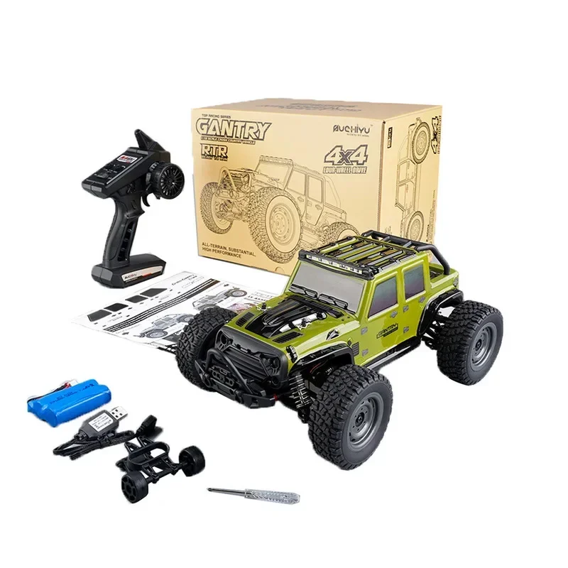 Brushless Controle Remoto Off-Road Pickup Car para Crianças, 1:16, 1:16, Stepless Speed Truck, 4WD, Modelo de Simulação RC, Presentes Toy, 2024, Scy-16103