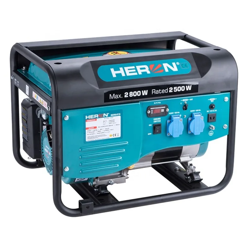 

8896416 HERON CE Approved 2.8KW/6.5HP Portable Petrol Silent Gasoline Generator for House