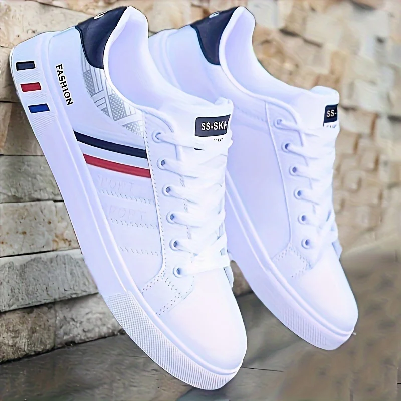 Men's lightweight casual sneakers. Everyday outdoor running and skate shoes for men. Sizes 39 to 48.