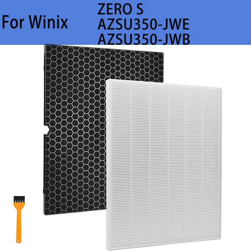 Repuesto para purificador de aire Winix ZERO S (AZSU350-JWE) y AZSU350-JWB, filtro de carbón activado y filtro HEPA