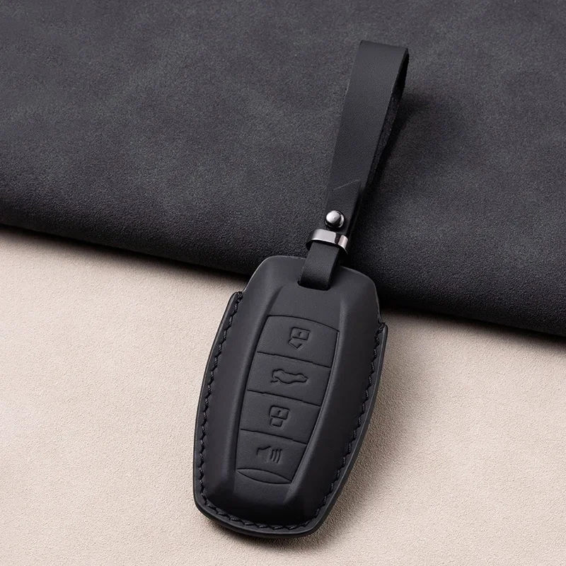 

Luxury Leather Car Key Cover For Great Wall Haval H6 H7 H4 H9 F5 F7 H2S Shell Case Workmanship Like Silk Soft