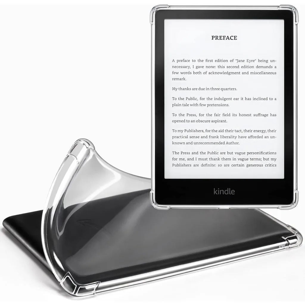 Tampa traseira de silicone leve para e-book, estojo transparente para ONYX Boox, puxão 5, 5S, 6.0, Poke4, 4S, leve