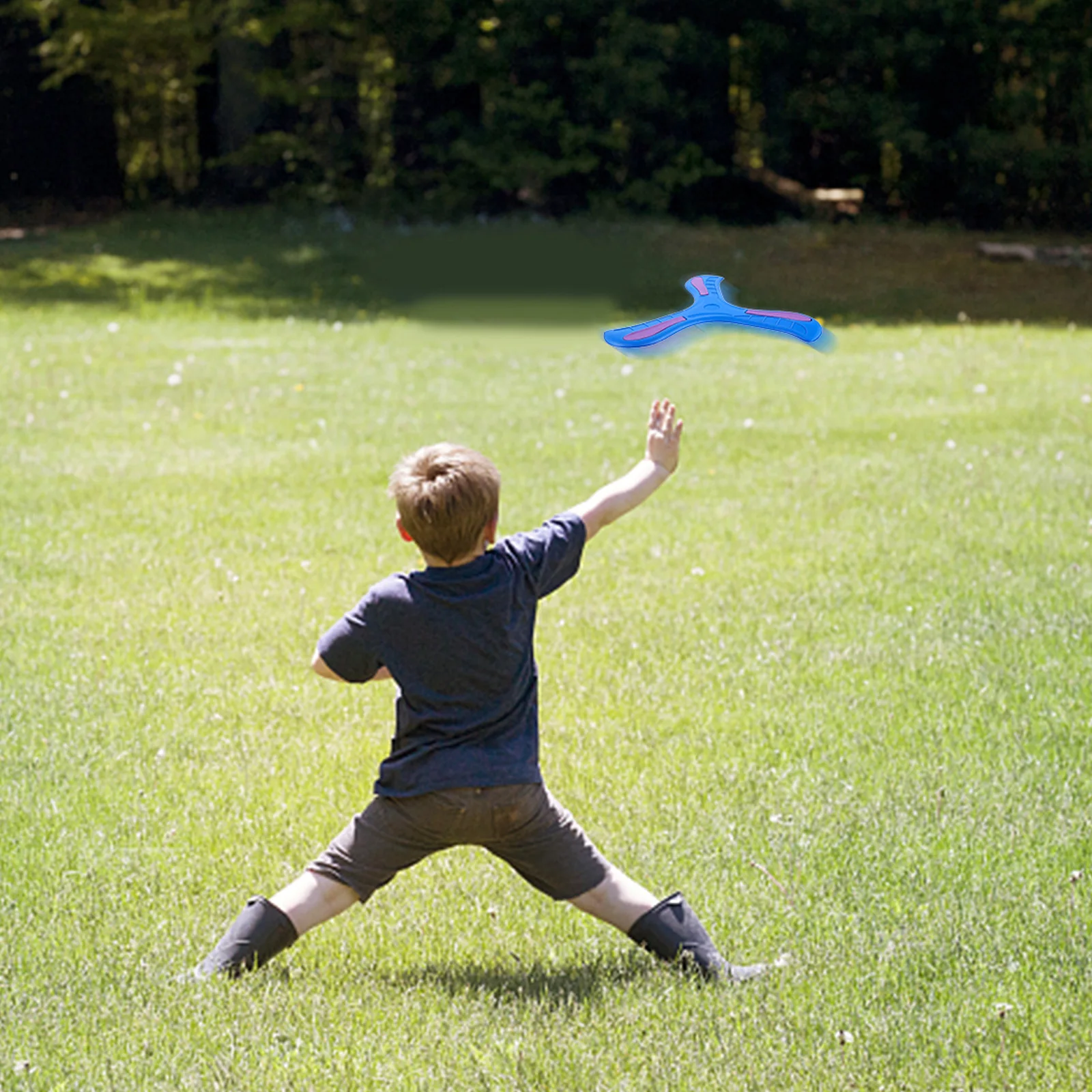 

Colorful Soft Three-Leaf Boomerang Easy to Throw Durable Eva Material Flying Disc for Kids Outdoor Funny Flying Toy