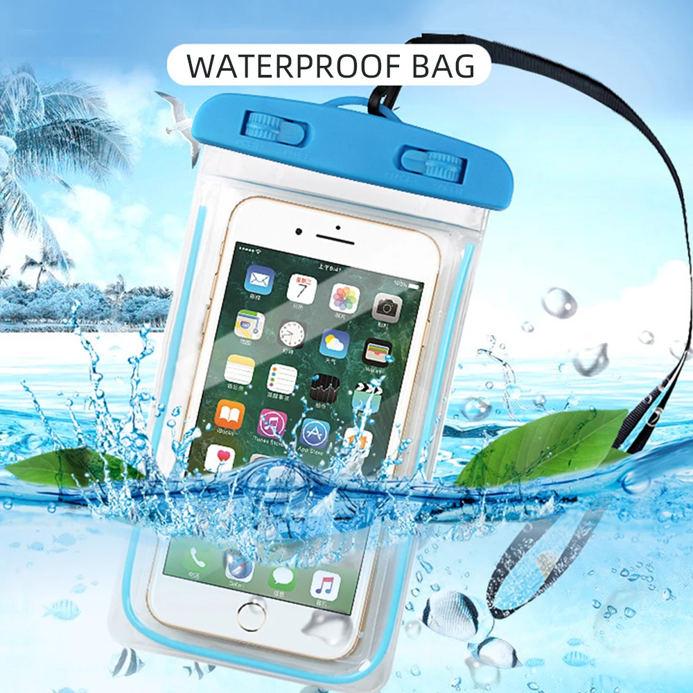 Universal Waterproof Phone Case Swimming Water Proof Bag Underwater Mobile Cover For iPhone Xiaomi Huawei Samsung