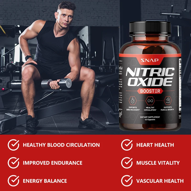 Male Enhancement Supplements - Pre-Workout, Muscle Building, Endurance Support, Heart Health, Circulation