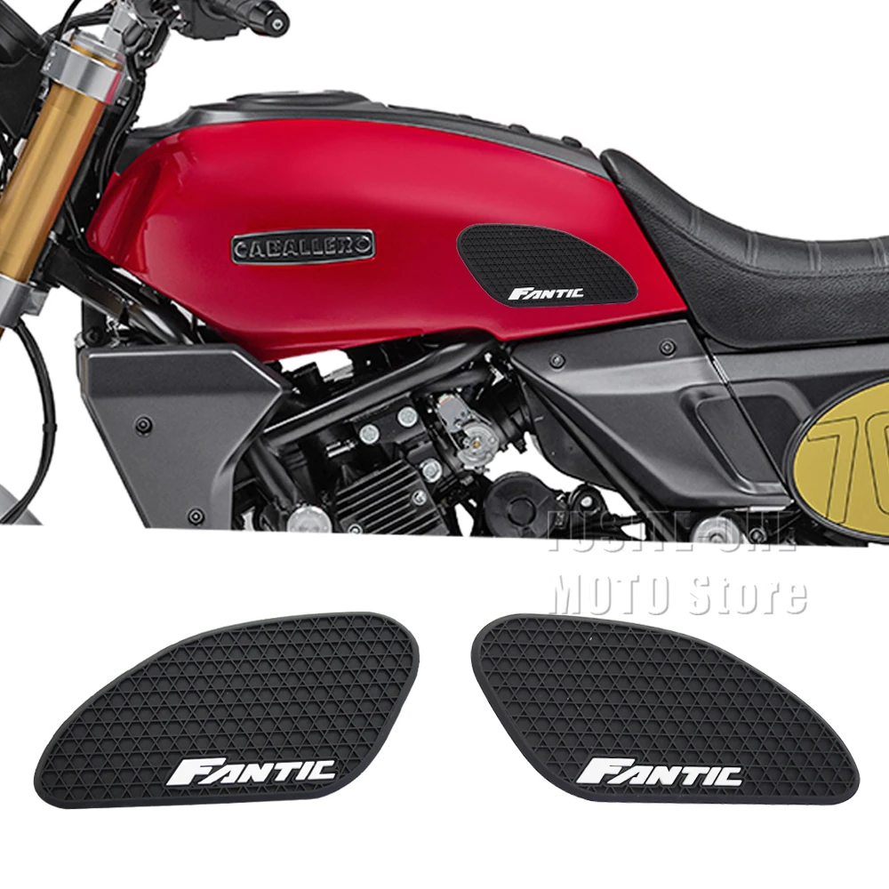 

For Fantic Caballero Flat Track 125 TRACK 250 500 Rally Motorcycle Tank Traction Pad Anti Slip Sticker Gas Knee Grip Protector