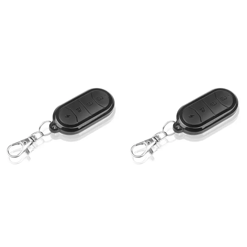 A03Z-2X 433Mhz Garage Door Gate Remote Key Fob 4 Button Replacement Key Four Button Remote Control For Home Car Security