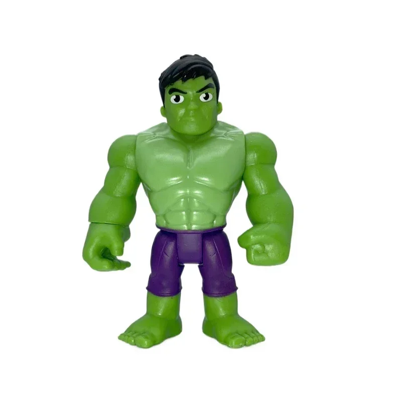 Hasbro Marvel Spidey and His Amazing Friends Ms.marvel Hulk Gifts for Children Genuine Anime Action Figure Model Toys
