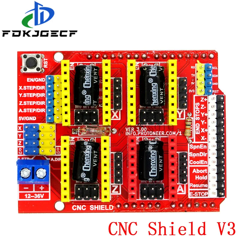 CNC Shield V4 shield v3 Engraving Machine / 3D Printer / A4988 Driver Expansion Board for arduino Diy Kit